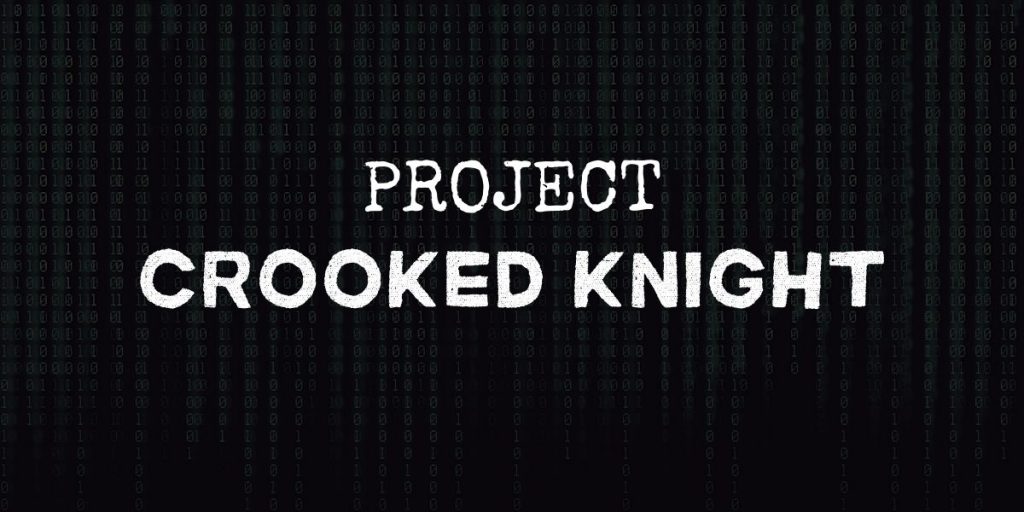 code background with text that reads "project crooked knight"